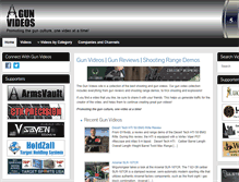 Tablet Screenshot of gun-videos.net